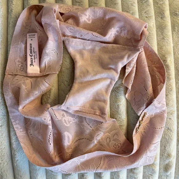 Juicy Couture Blush Pink Lace Panties - Picture 5 of 5